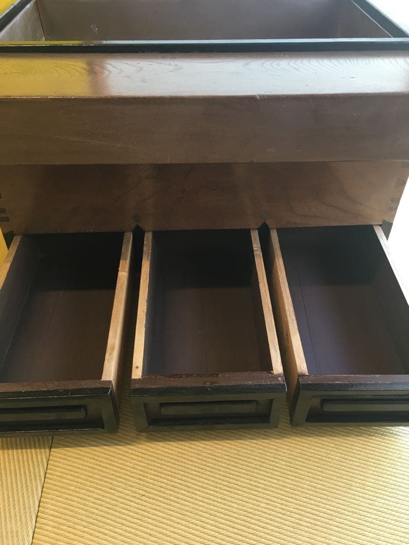 長火鉢　関西火鉢　座卓　欅