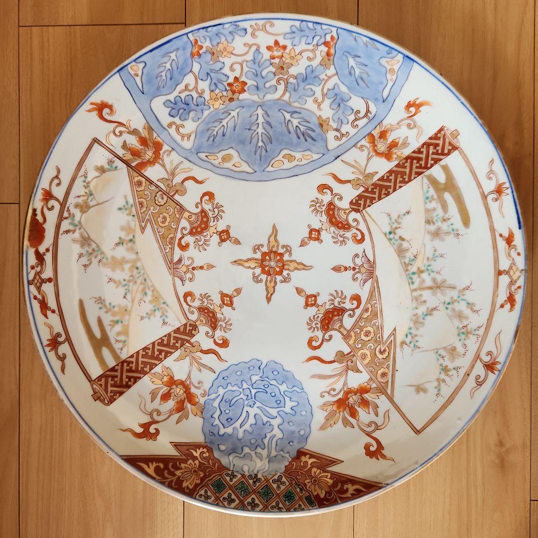 古伊万里金蘭手大皿