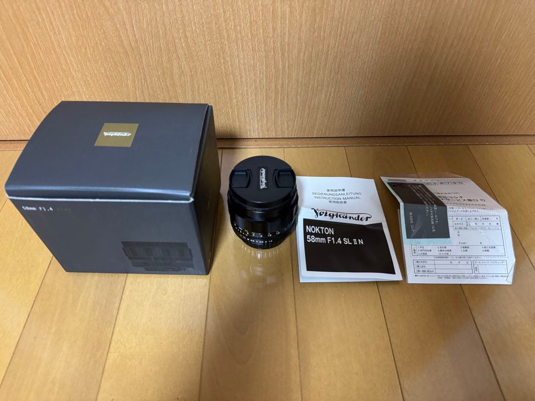 フォクトレンダー NOKTON 58mm F1.4 SL II N(ニコンF用)