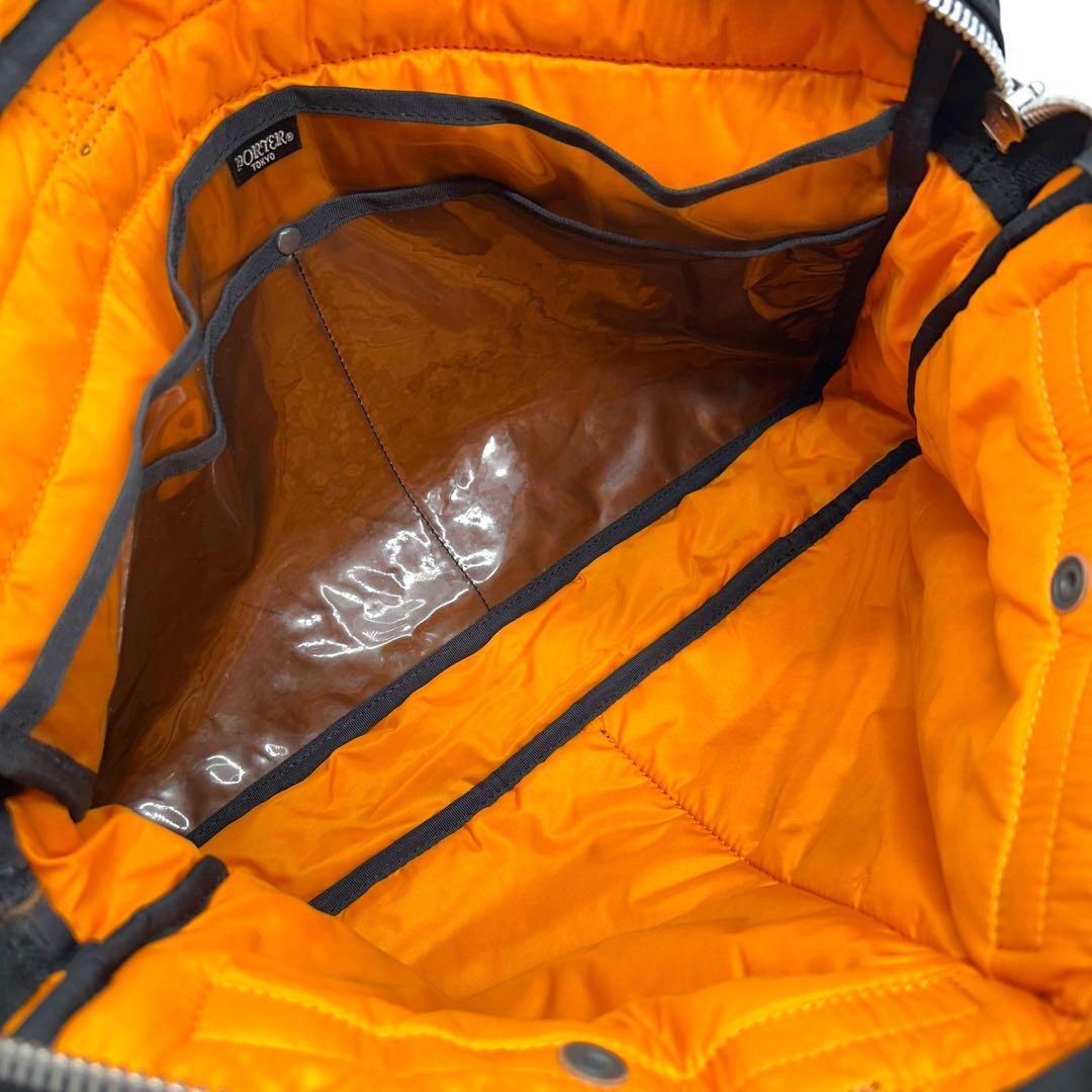 【美品】ポーター タンカー ブリーフケース 2way ナイロン ブラック