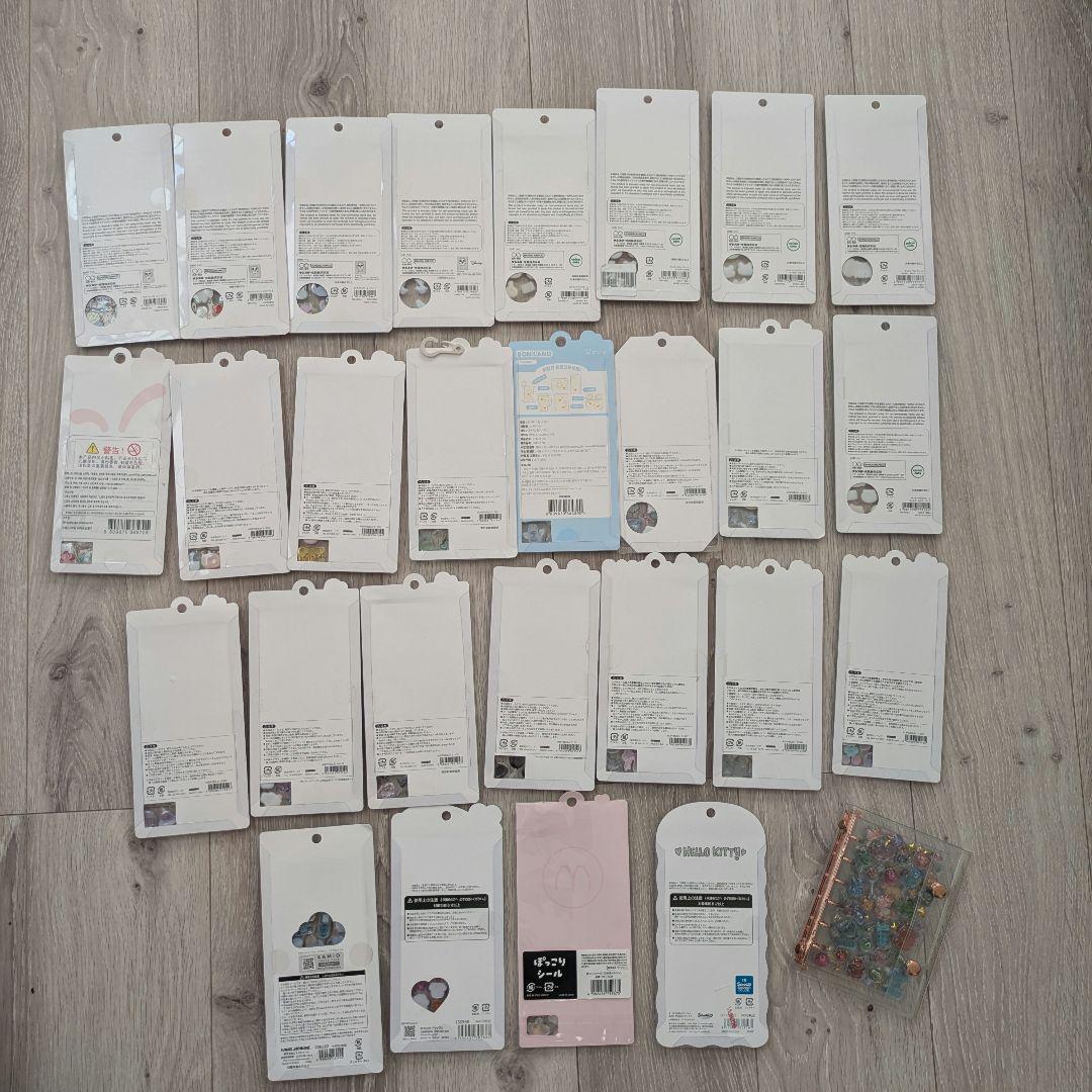 【さらにお値下げ】追加♡ボンボンドロップシール♡まとめ売り　25枚+シール帳