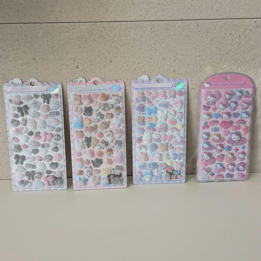 【さらにお値下げ】追加♡ボンボンドロップシール♡まとめ売り　25枚+シール帳