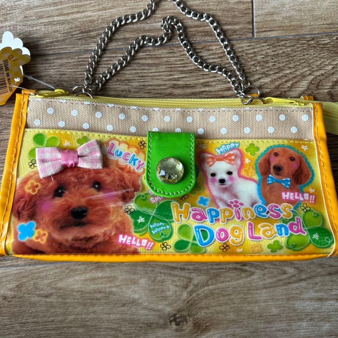 平成レトロ　筆入れ　筆箱　ペンケース　犬　イヌ　カミオジャパン