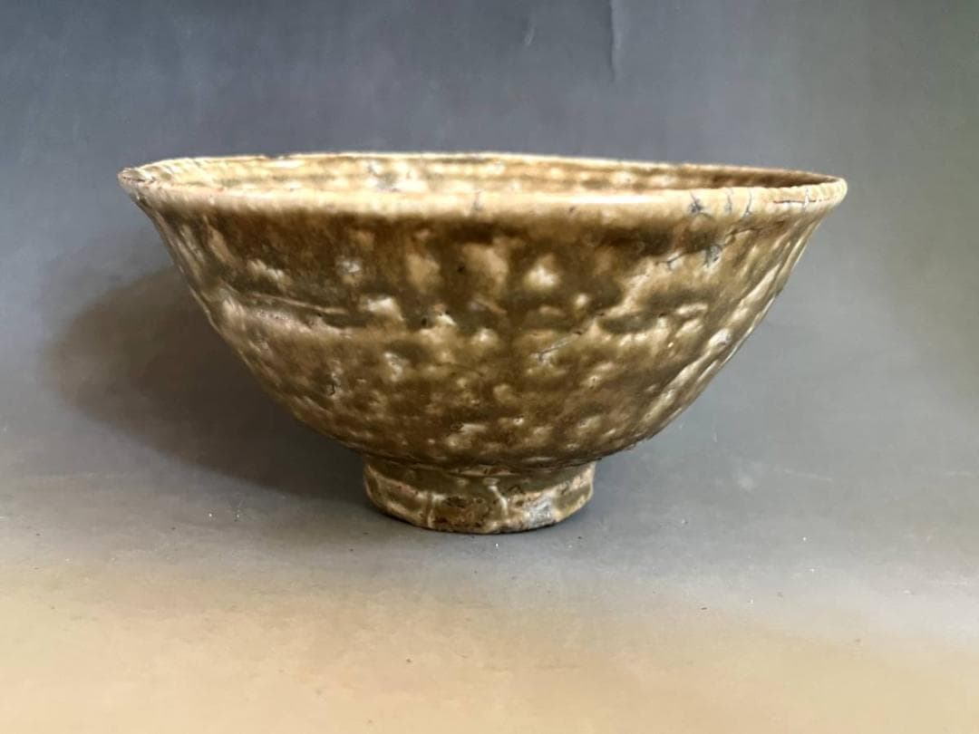 茶碗■十雨 森田純 伯州万寿山窯 無想 森田耕一 三朝焼 三朝温泉 伊羅保