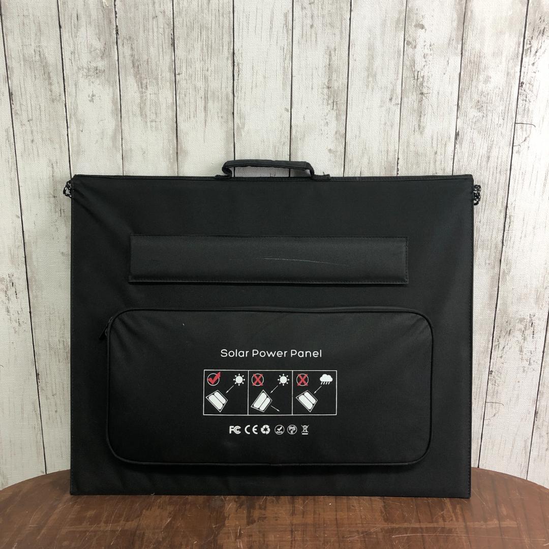 【極美品】ソーラーパネル 折りたたみ ポータブル電源 家庭用 持ち運び 　O