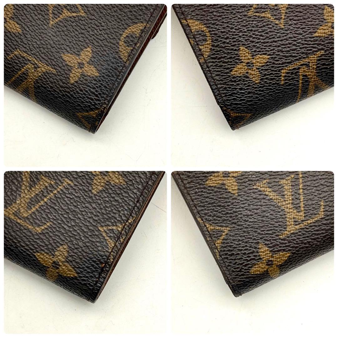 ルイヴィトン モノグラム ポルトトレゾールエテュイパピエ 3つ折り財布 正規品