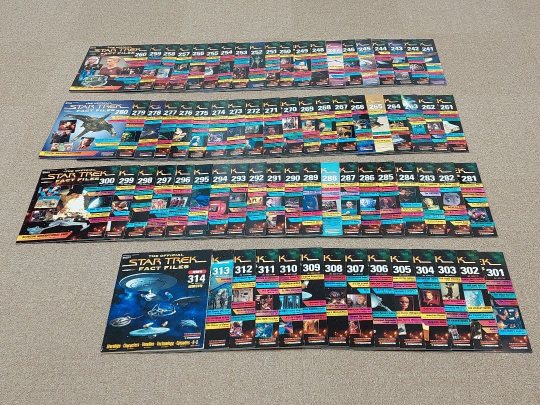 デアゴスティーニ　スタートレック　ファクトファイル全巻セット・フィギュア他