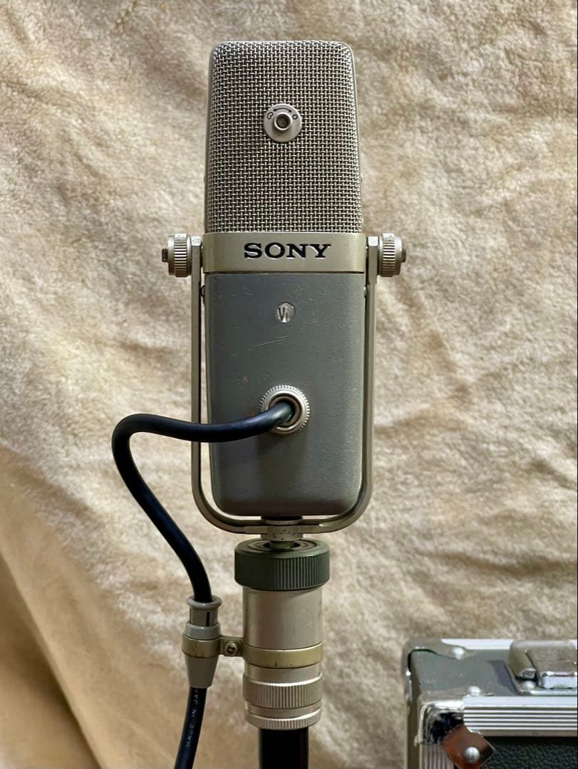 SONY C-38B 名機 コンデンサーマイク 漫才 落語 放送局仕様 動作品