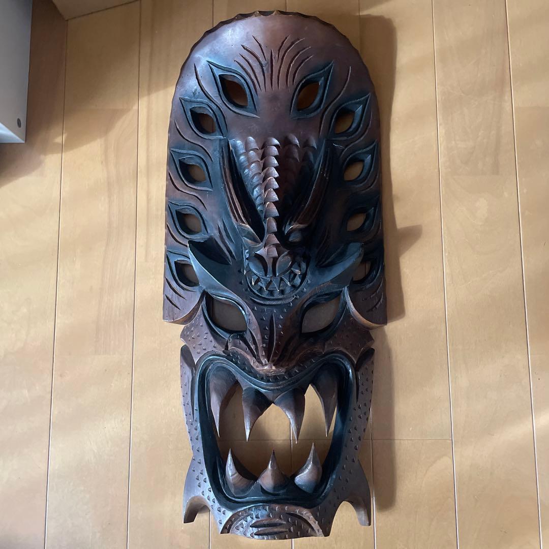 木製彫刻マスク