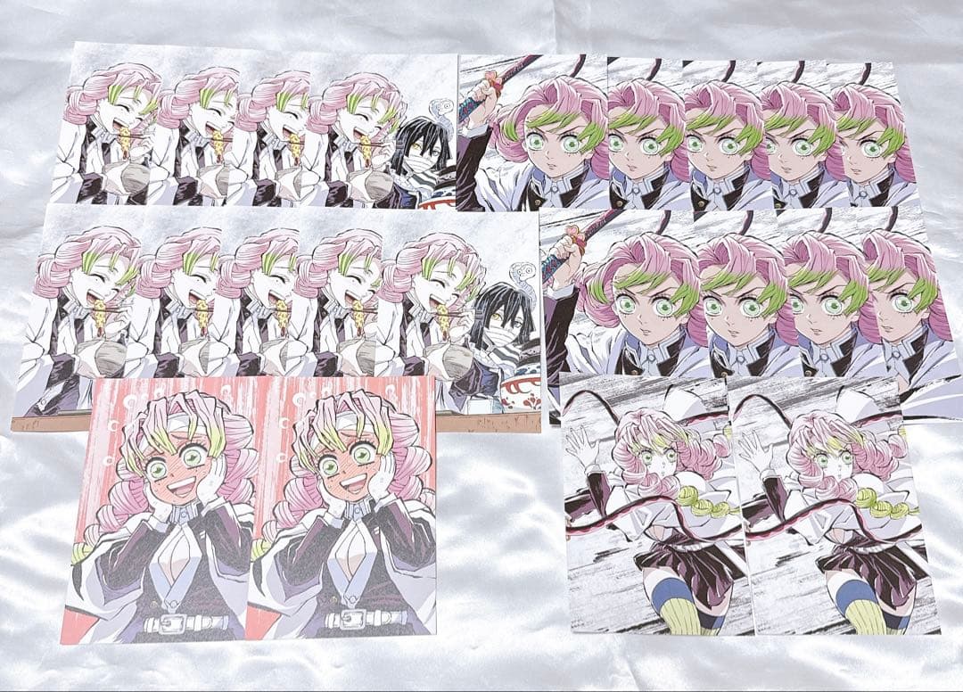 鬼滅の刃　全集中展　刀鍛冶の里　柱稽古　幕間画ポストカード　A B 甘露寺蜜璃