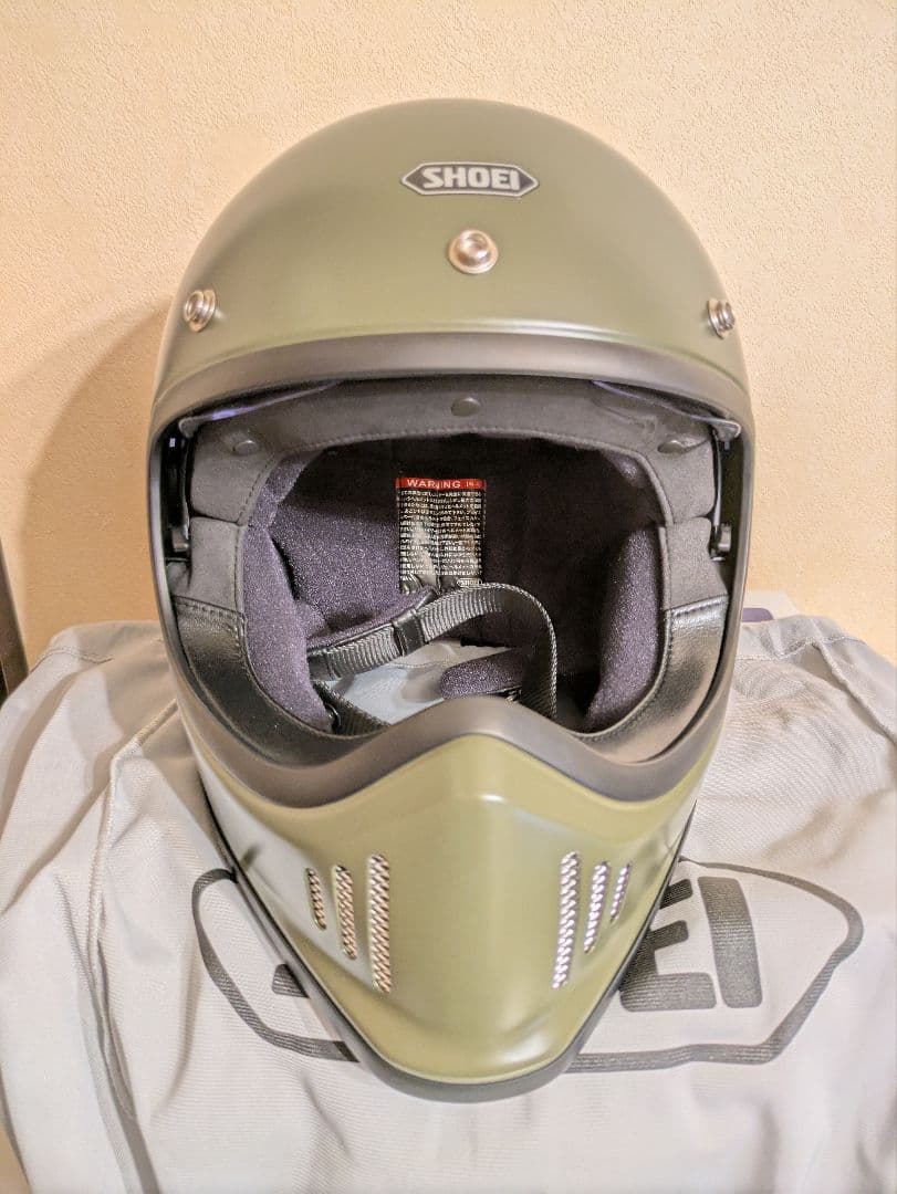 【極美品】SHOEI　EX-ZERO　カーキ　使用回数極小です！