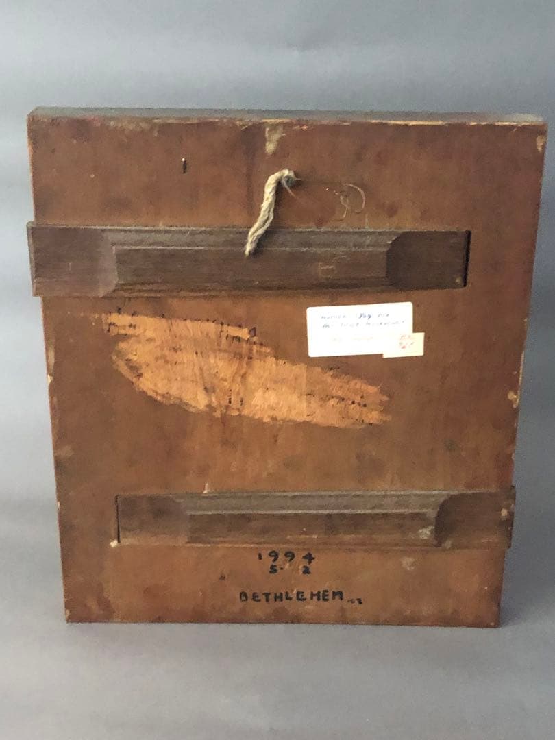 東欧イコン　パレスチナ・ベツレヘムにて購入　アンティーク　キリスト教　宗教画