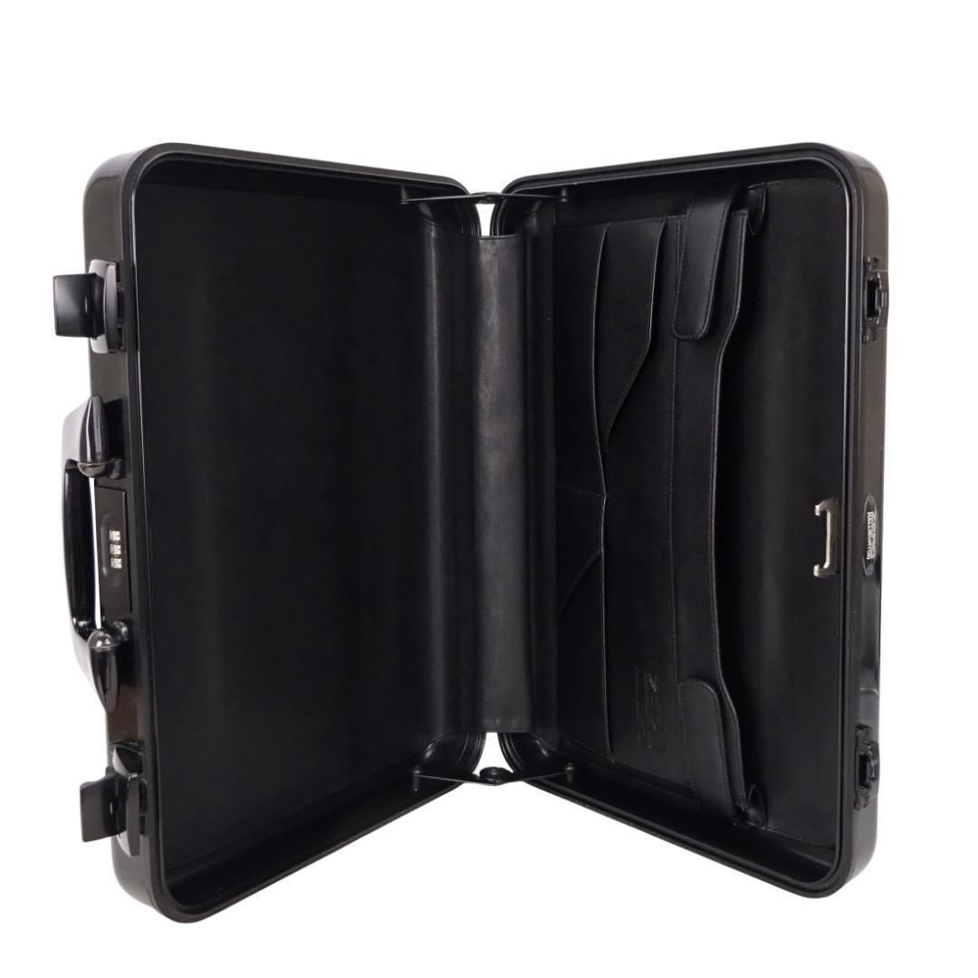 本物■ゼロハリバートン■アタッシュケース ブラック ビジネスバッグ ブリーフ
