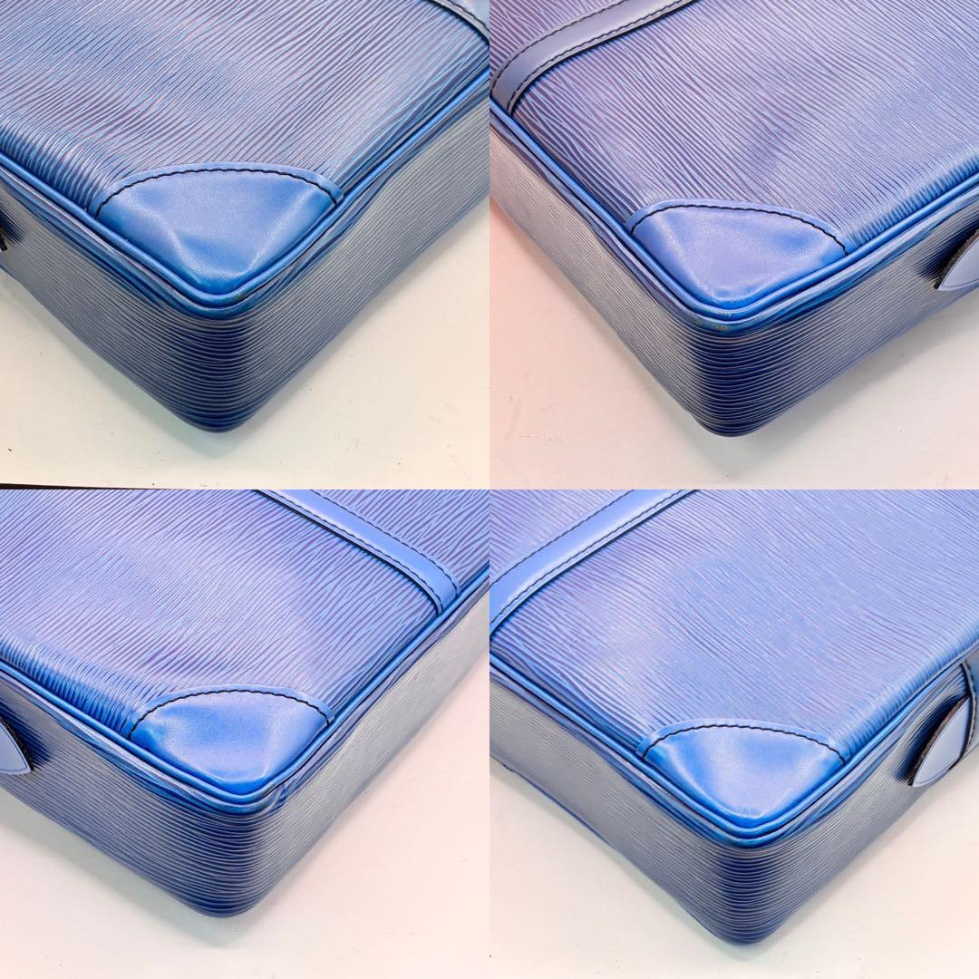 【美品✨】ルイヴィトン エピ ポルトドキュマン ビジネスバッグ 青 A4