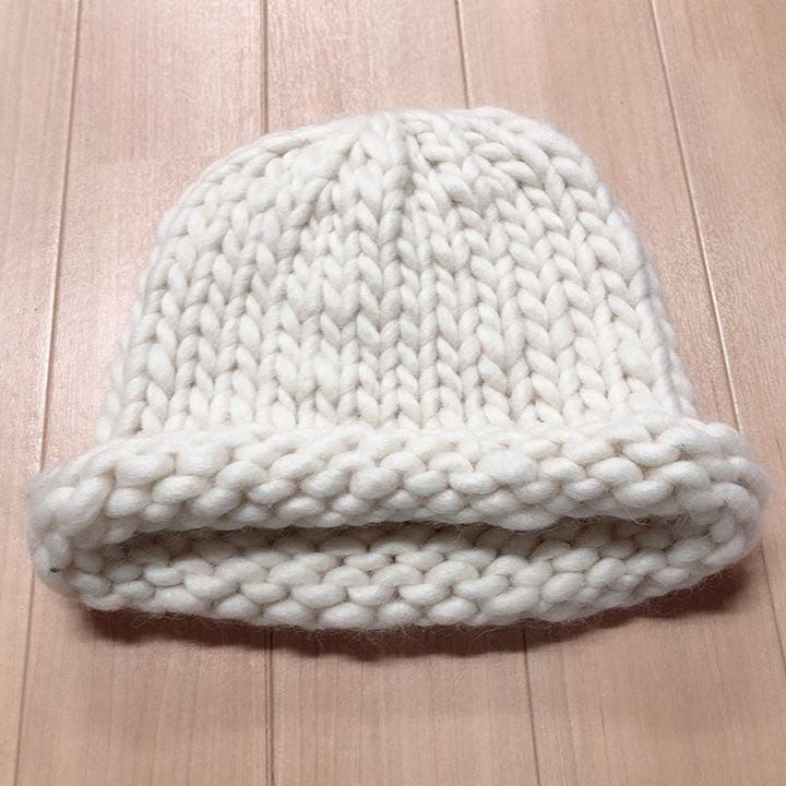 ウール100 希少Vivienne Westwood 白ニット帽