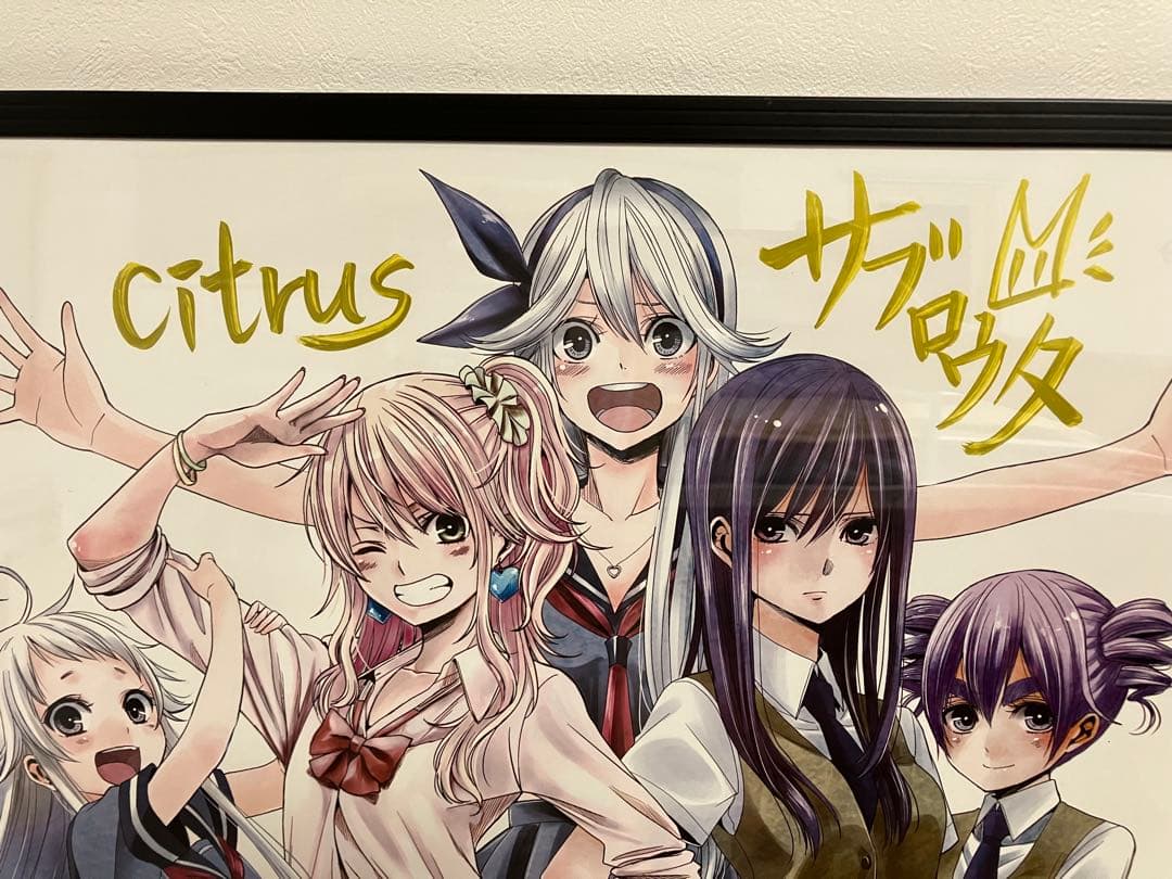 citrus サブロウタ　直筆サイン　B2 サイズ　ポスター
