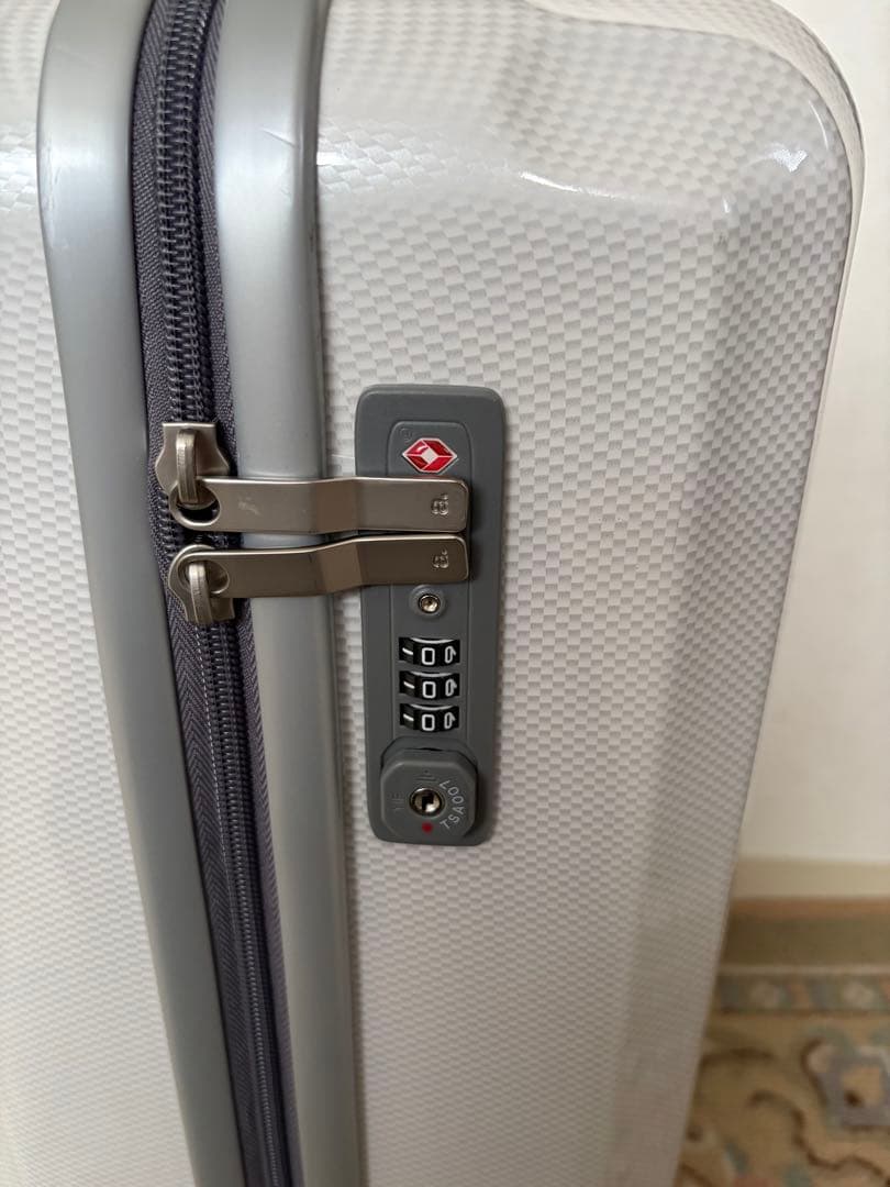 ace. エース パリセイド　スーツケース/キャリーケース　ホワイト