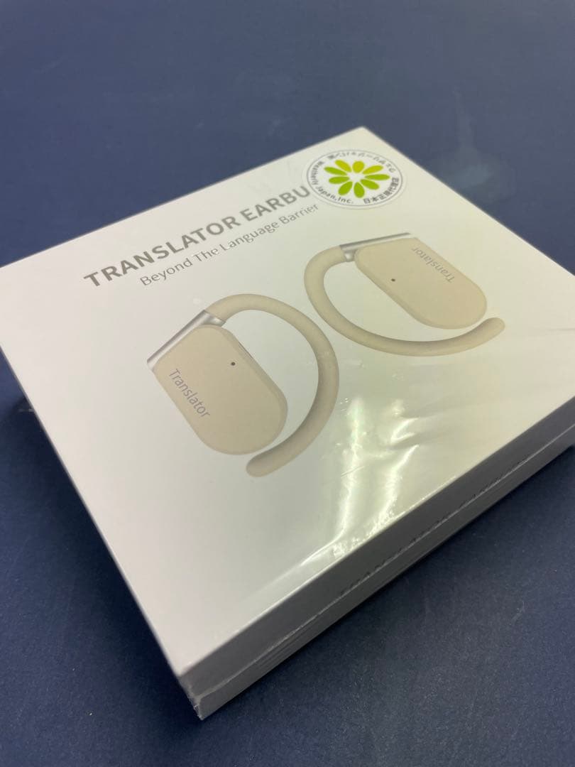 Translator Earbuds ベージュ フック型