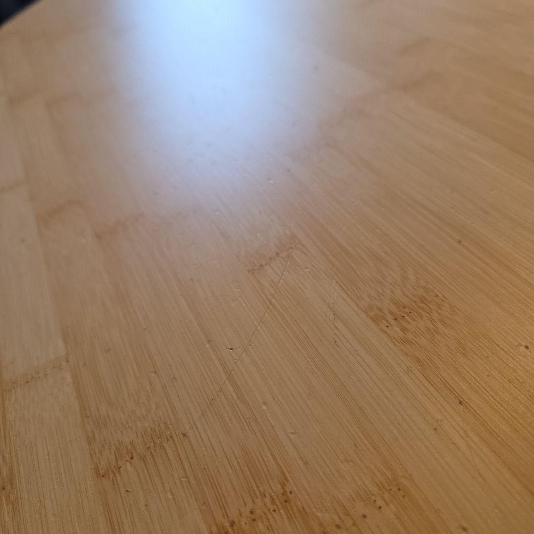 【スノーピーク】ローテーブルラウンド 竹　LV-242 廃盤希少品 高さ調整可能