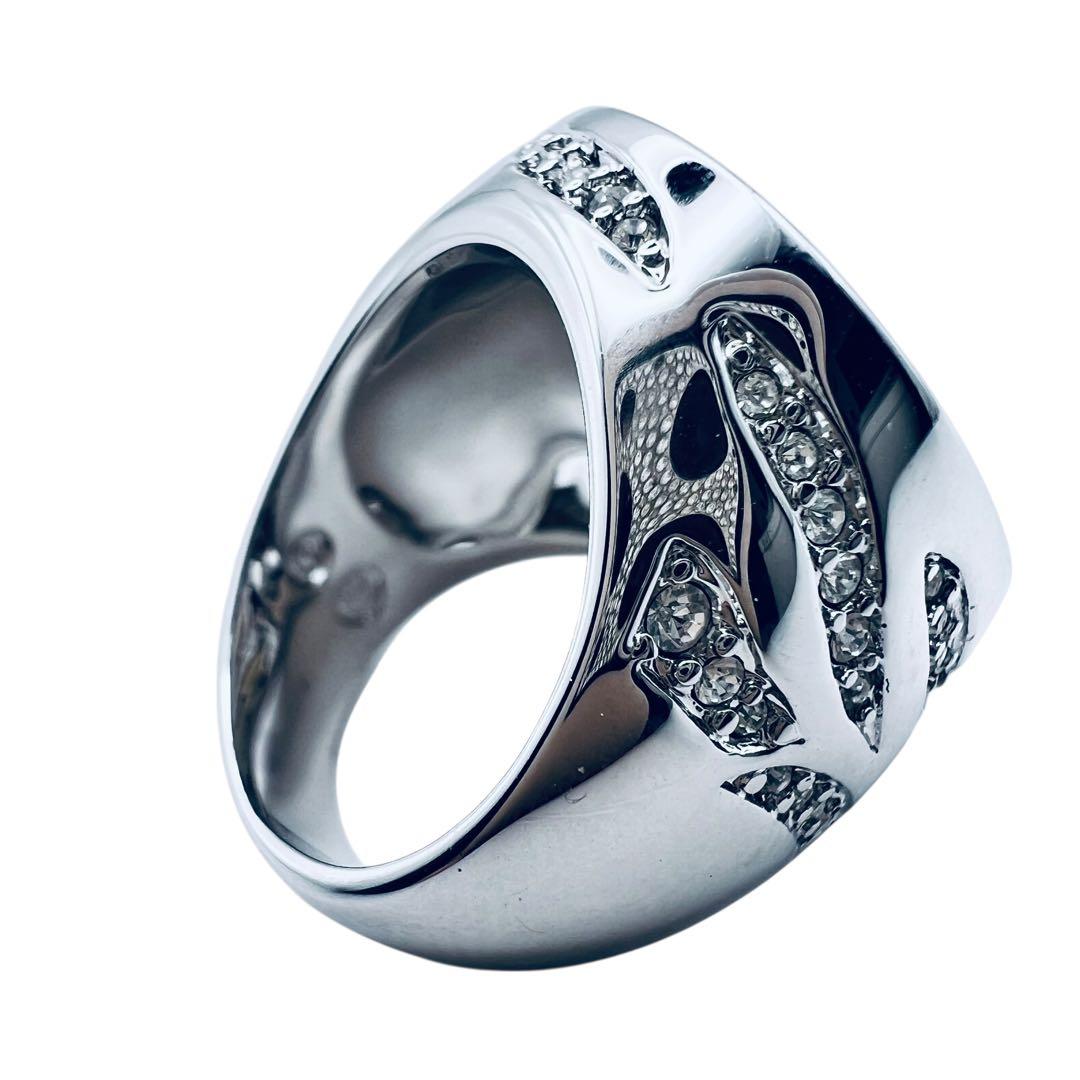 超美品✨スワロフスキー　マザーオブパール　シェル　クリスタル　リング