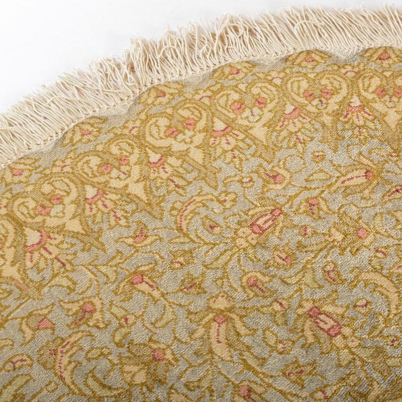 イラン製　ペルシャ絨毯　段通　絹100％　58×90cm　G　R5236B