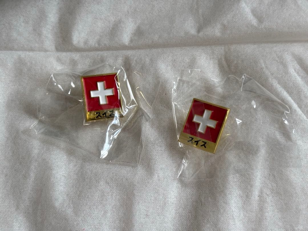 【プロフご一読】ゆき様　5点EXPO 2025 大阪関西万博スイス館ピンバッジ