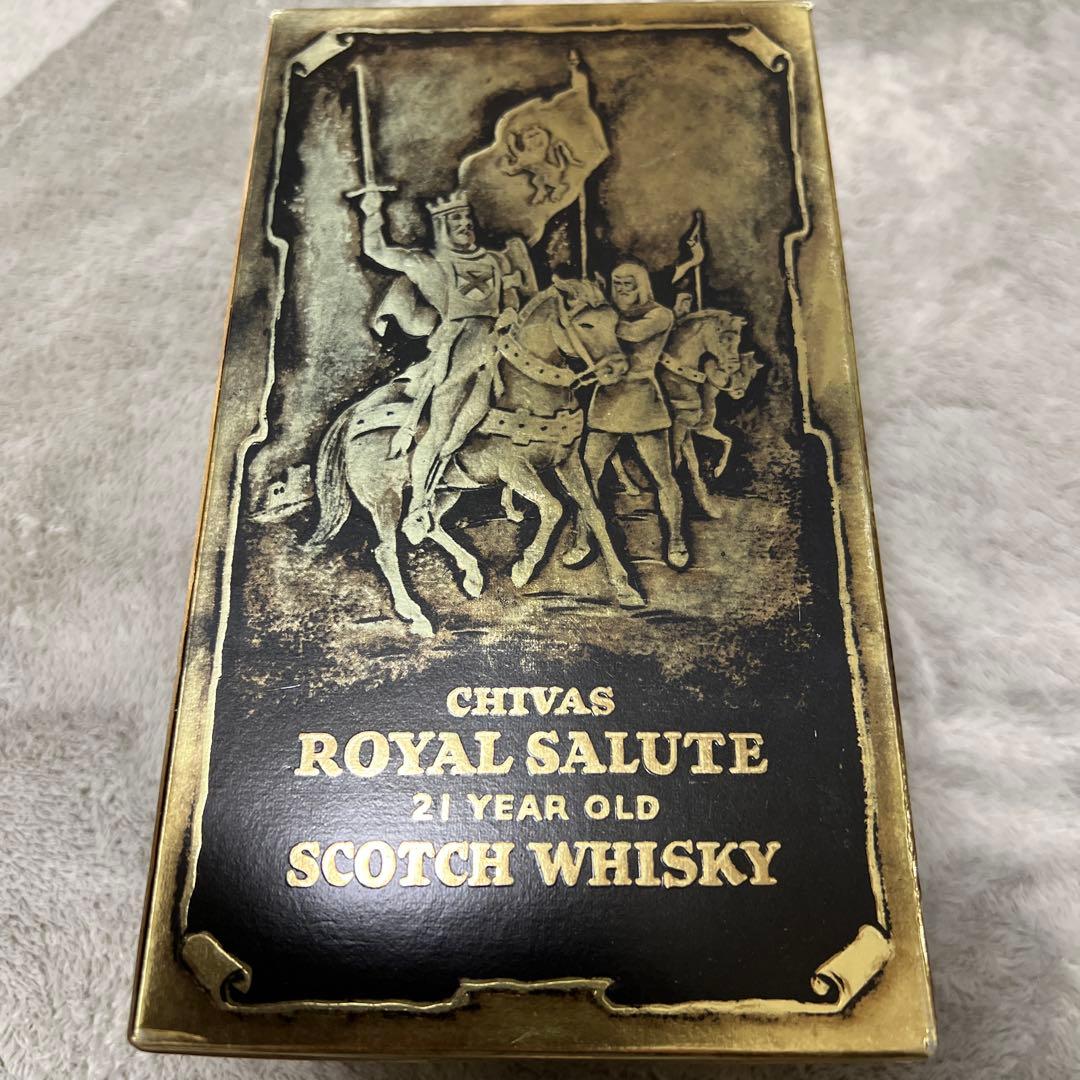 【未開栓】 SALUTE 21年 ブレンデッドスコッチ 陶器ボトル