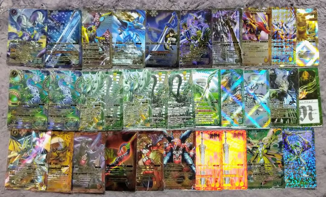 ①引退　美品　バトルスピリッツ　32枚ケース付き