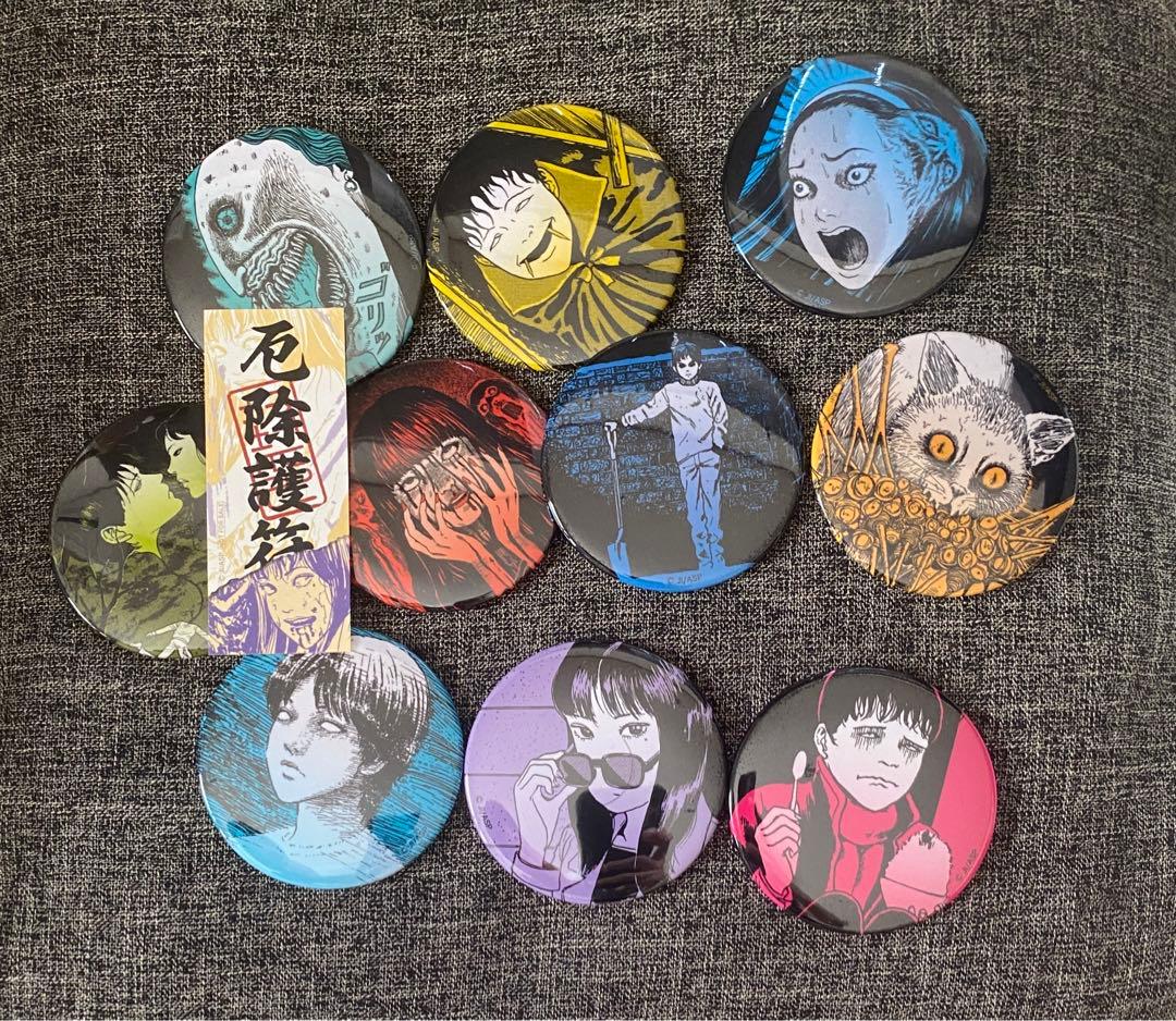 伊藤潤二 戦慄 ラメ缶バッジ 10種 特典付き