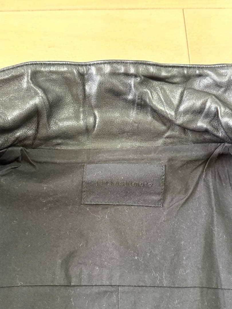 junhashimoto BIG ZIP INNER RIDERS ブラック