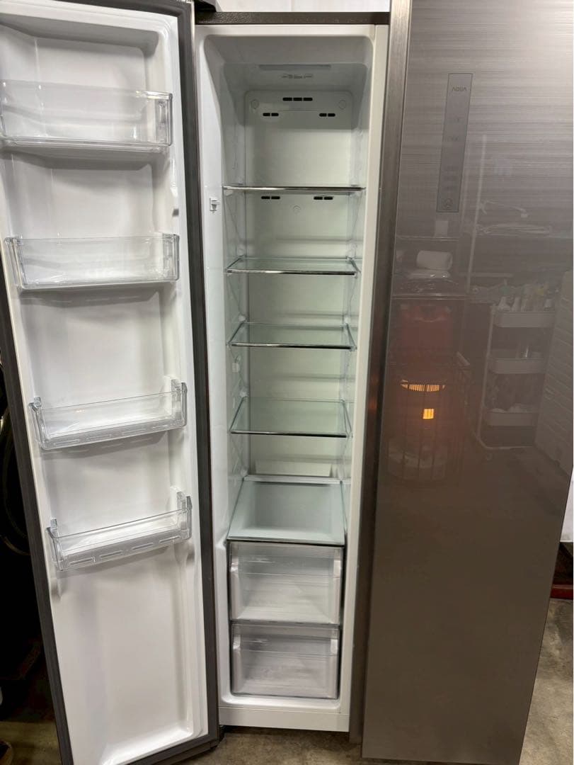 AQUA 冷蔵庫 AQR-SBS45H 2018年製 449L 観音開き