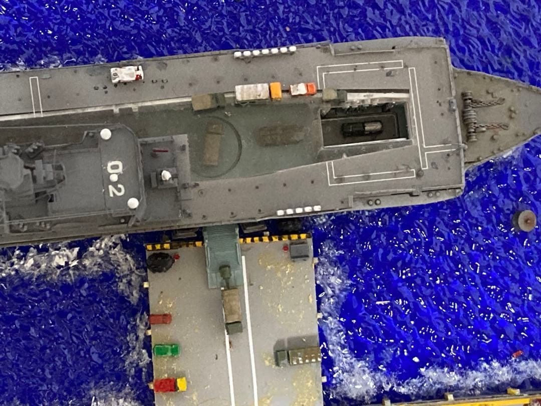 海上自衛隊 ジオラマ完成品 【絆の記憶　災害派遣】 1/700 艦船モデル