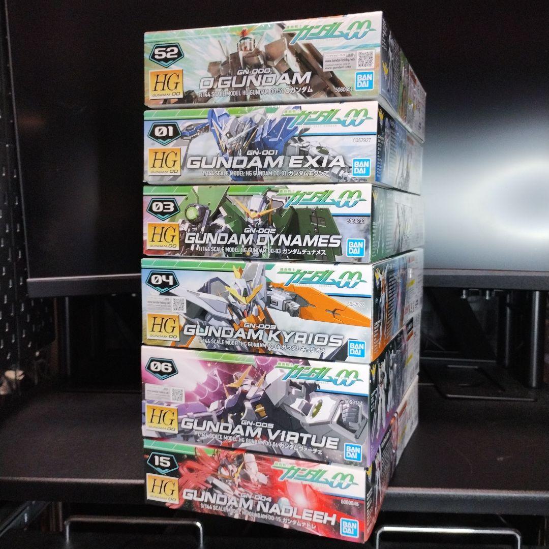未開封新品 HG ガンダムOO ファーストシーズンより 登場機体 6個セット
