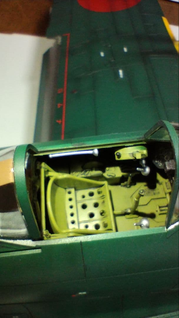 プラモデル完成機　1/32　川西　紫電改