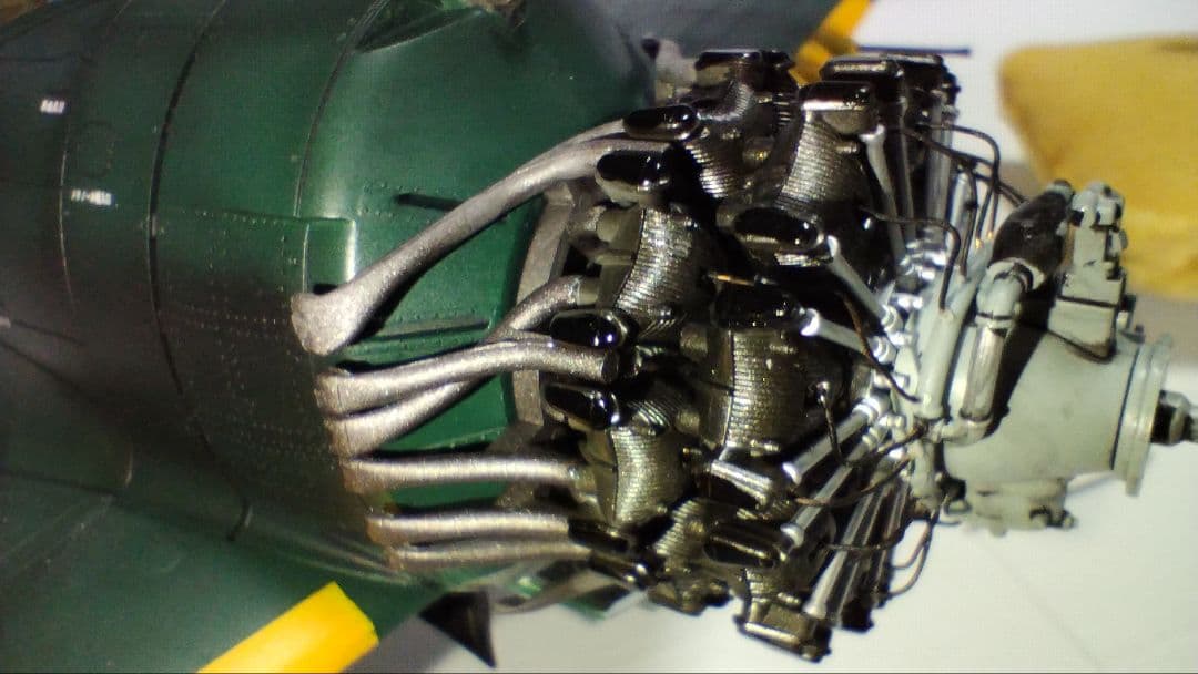 プラモデル完成機　1/32　川西　紫電改