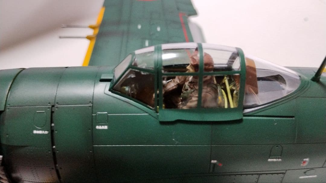 プラモデル完成機　1/32　川西　紫電改