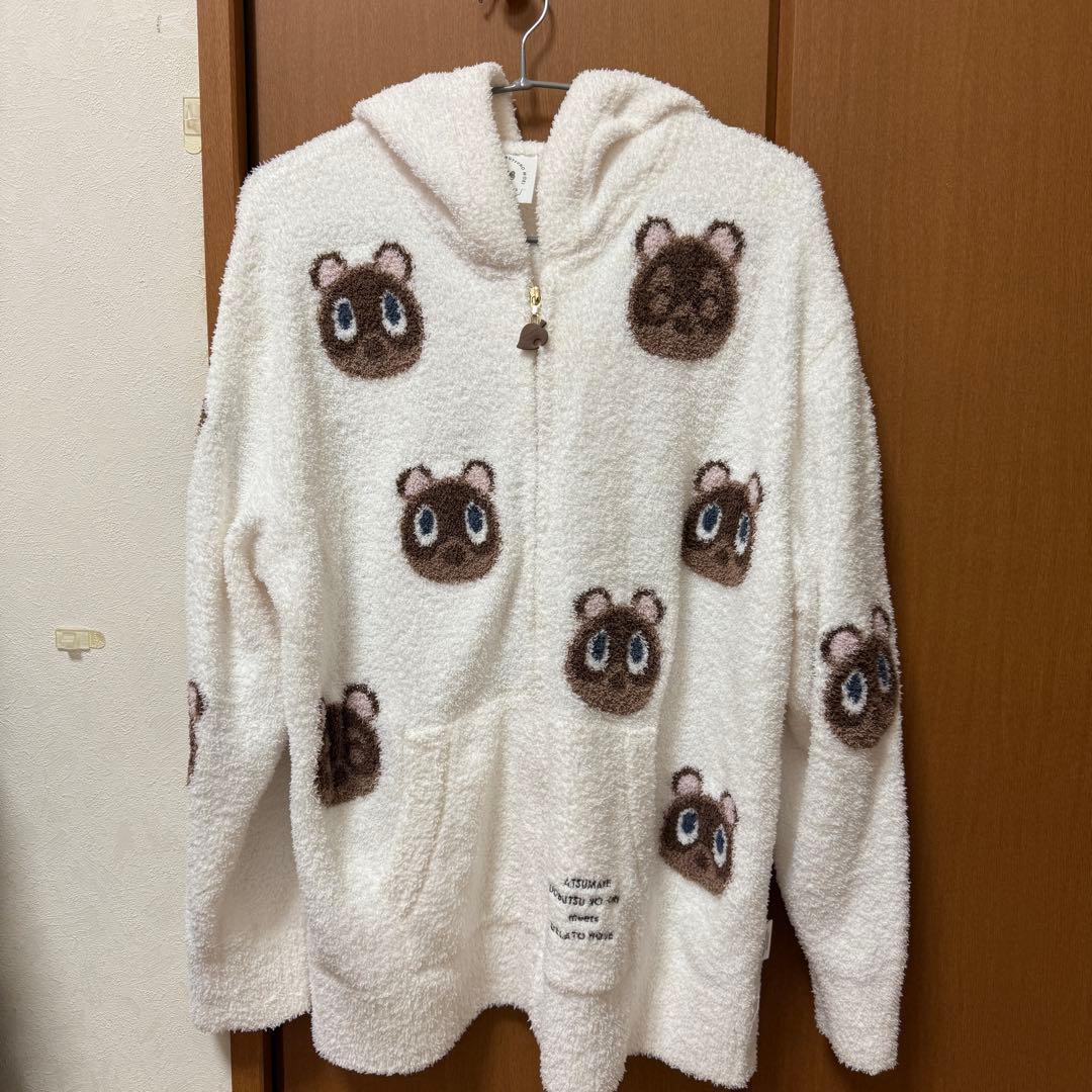 あつ森　gelato pique つぶまめジャガードパーカ&ショートパンツ