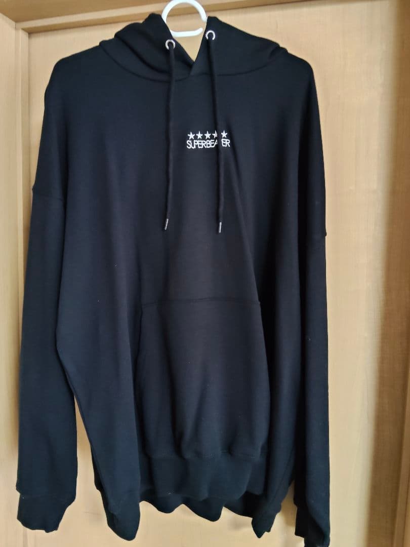 未使用品 SUPER BEAVER ビックシルエットパーカー 黒 Lサイズ