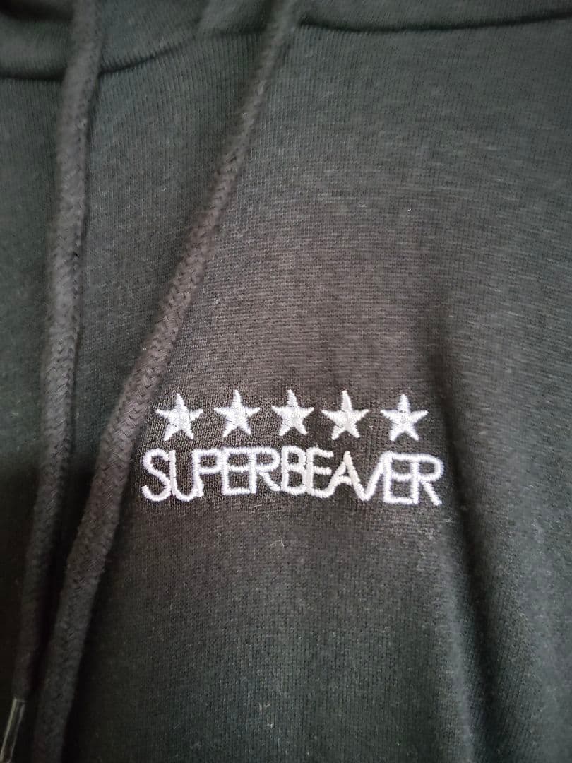 未使用品 SUPER BEAVER ビックシルエットパーカー 黒 Lサイズ