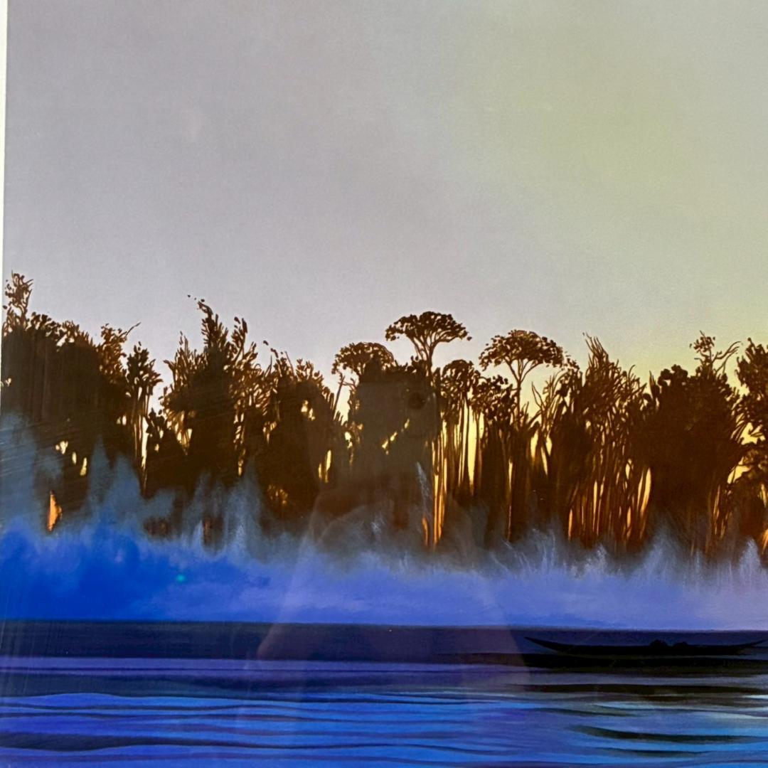 美品 ミッシェル・バテュ「時の流れ」シルクスクリーン 大作 直筆サイン・保証書有