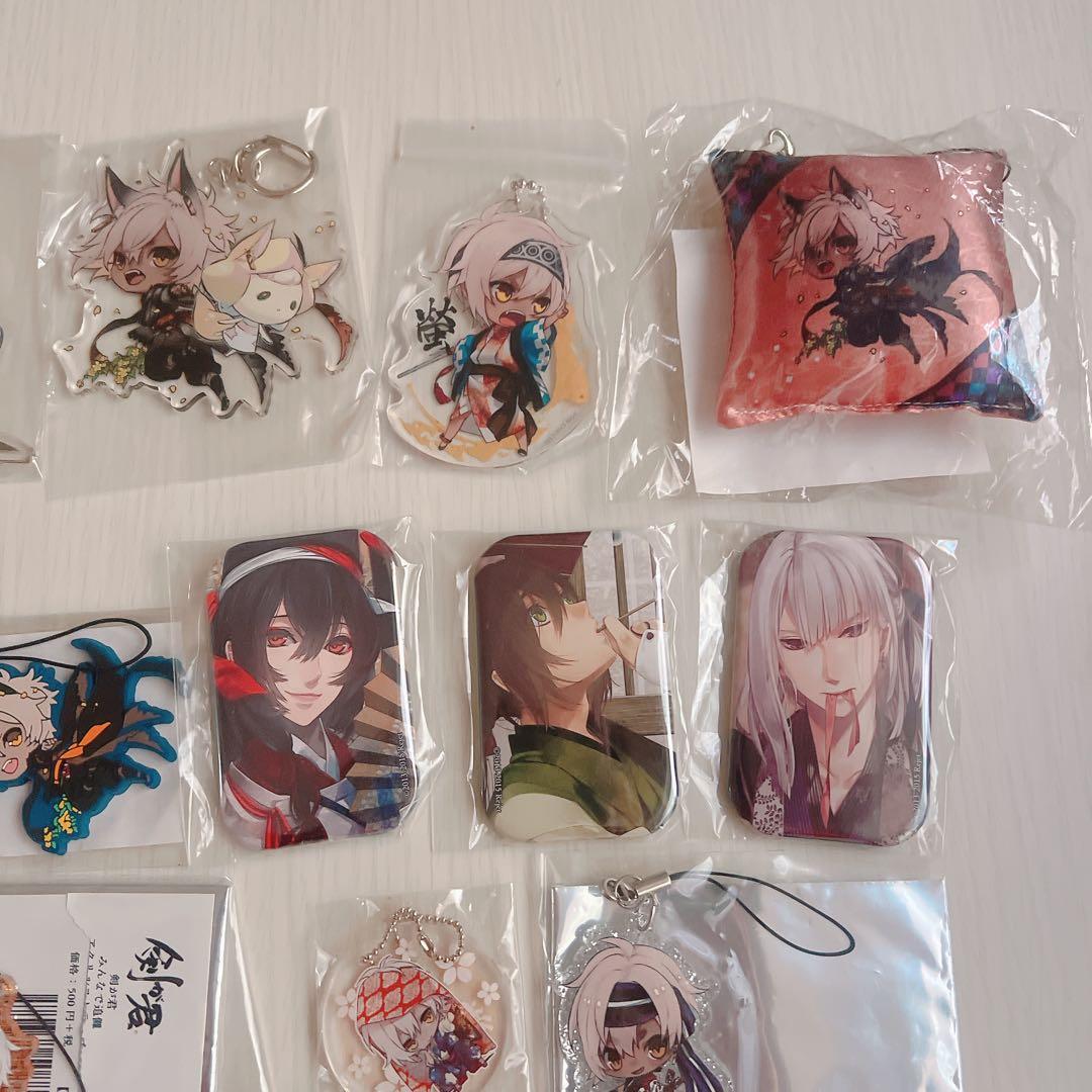 【画像複数枚】 剣が君 グッズセット 螢 アクスタ 缶バ 色紙 rejet