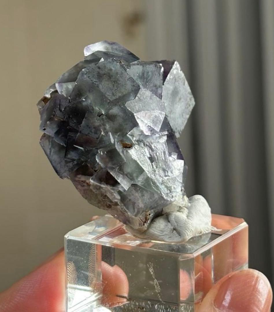 し*ま様 ナミビア産　オコルス　フローライト　2個セット　原石　鉱物標本