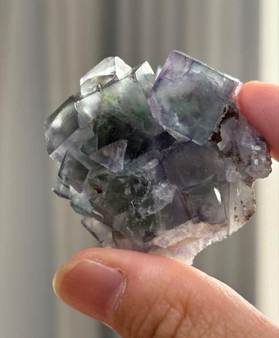 し*ま様 ナミビア産　オコルス　フローライト　2個セット　原石　鉱物標本