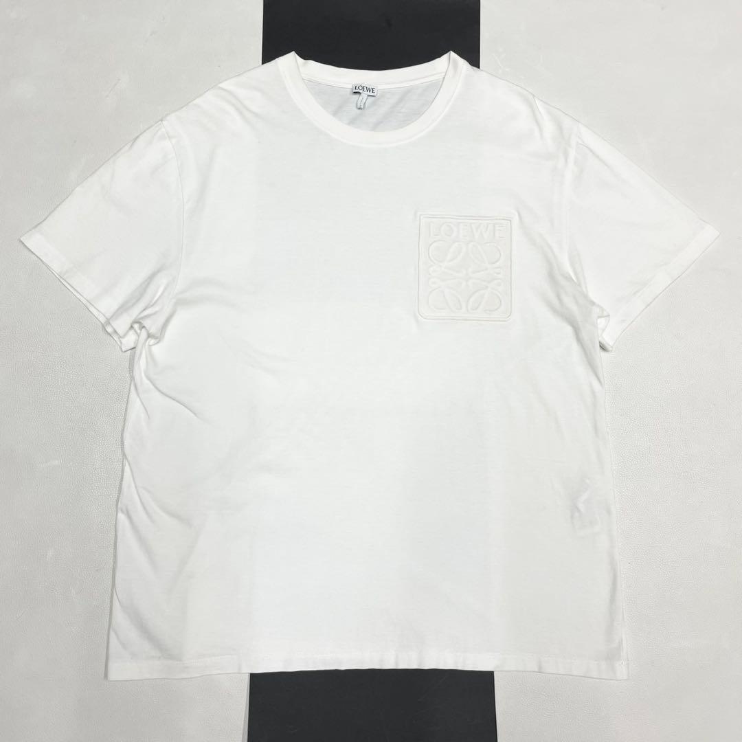 美品 LOEWE ロエベ アナグラム Tシャツ エンボス加工 Mサイズ
