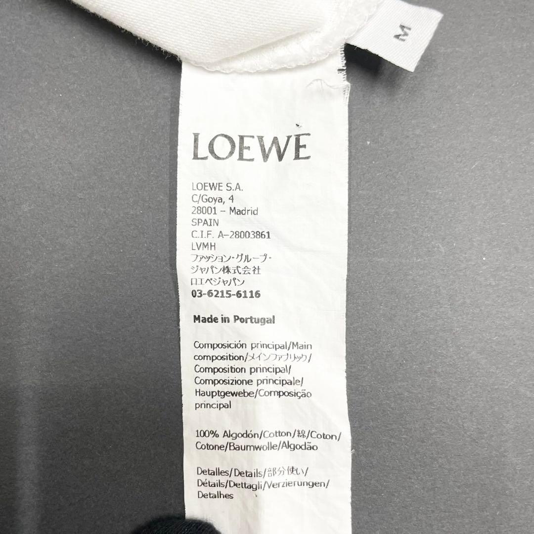美品 LOEWE ロエベ アナグラム Tシャツ エンボス加工 Mサイズ