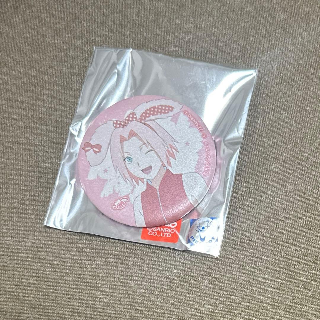 NARUTO疾風伝 春野サクラ 缶バッジ サンリオ