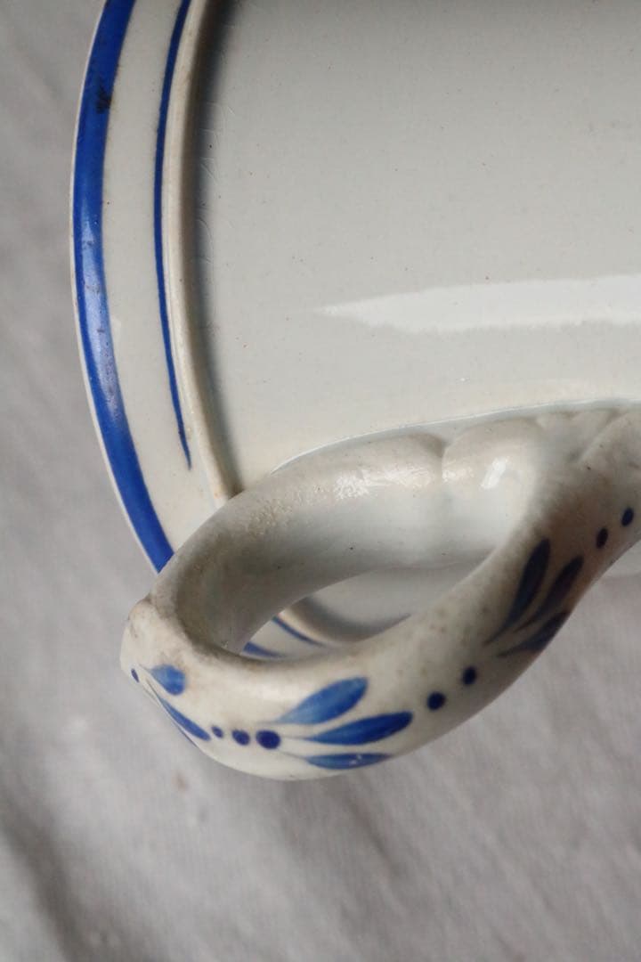 creil et montereau ブルー　カップ　ファイアンス フィーヌ