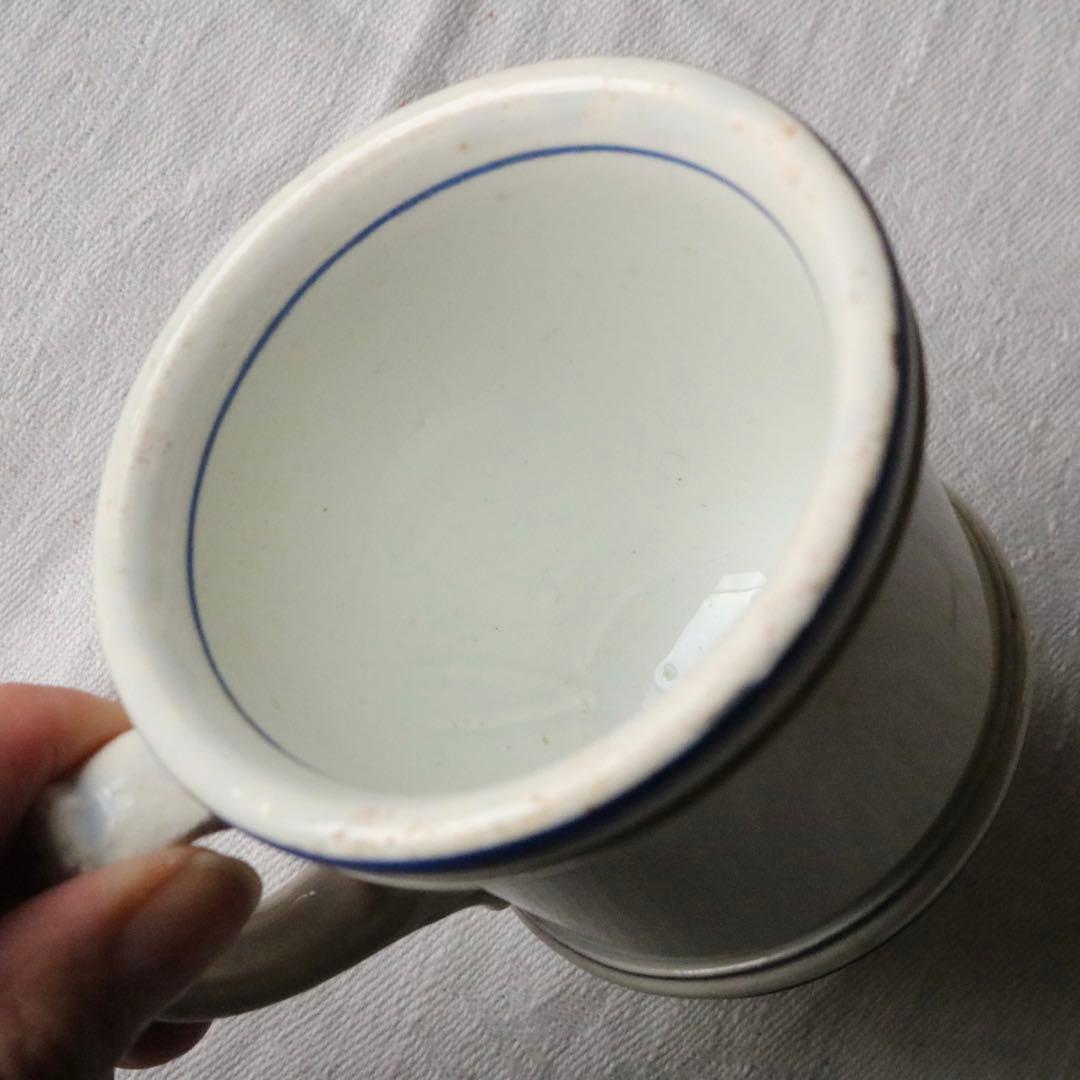 creil et montereau ブルー　カップ　ファイアンス フィーヌ