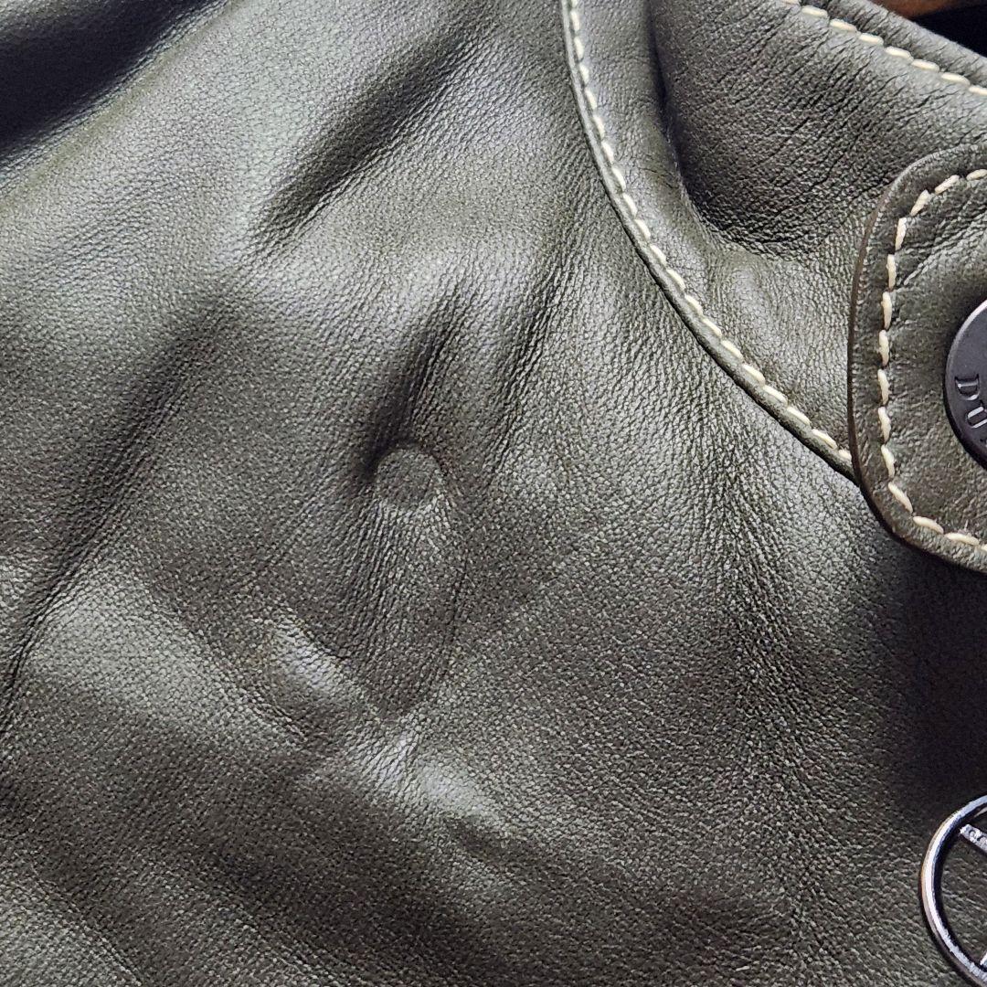 極美品✨dunhill ライダースジャケット 最高級 イタリア製 ラムレザー