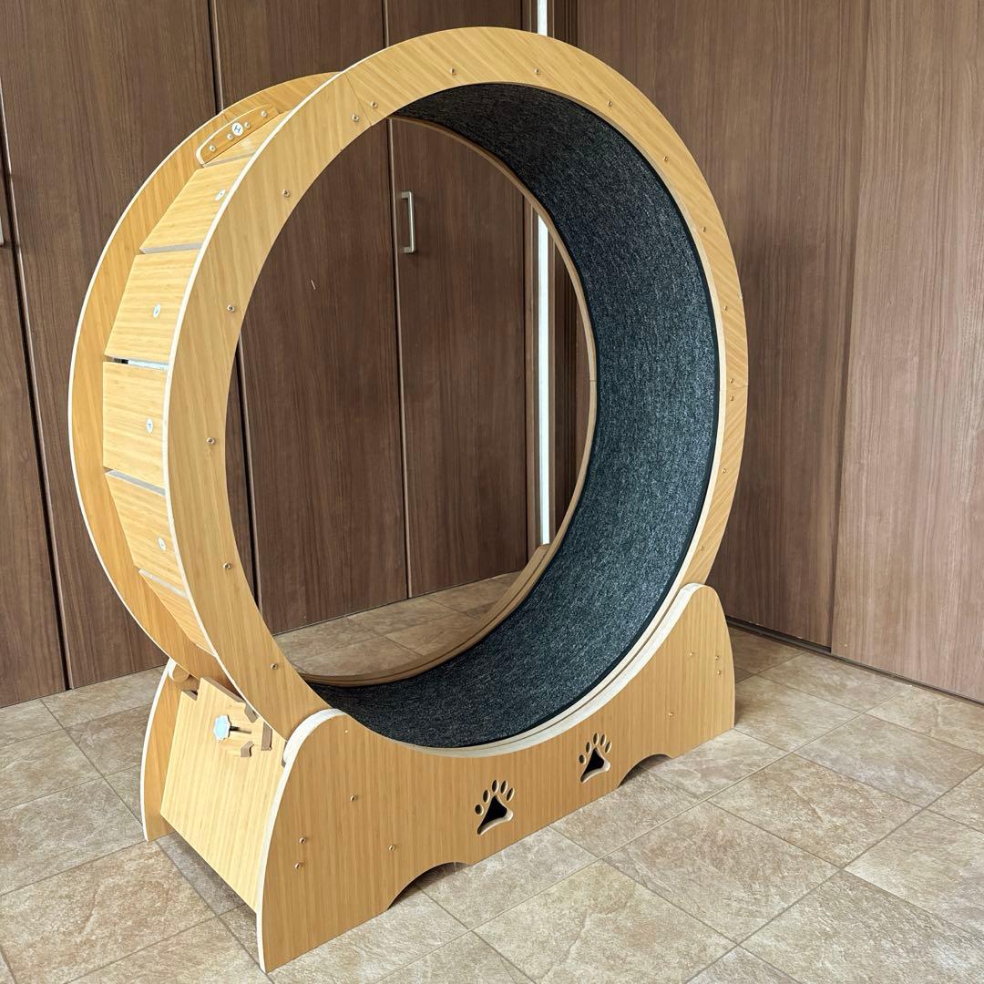 ☆綺麗☆ キャットホイール　猫　木製　静音